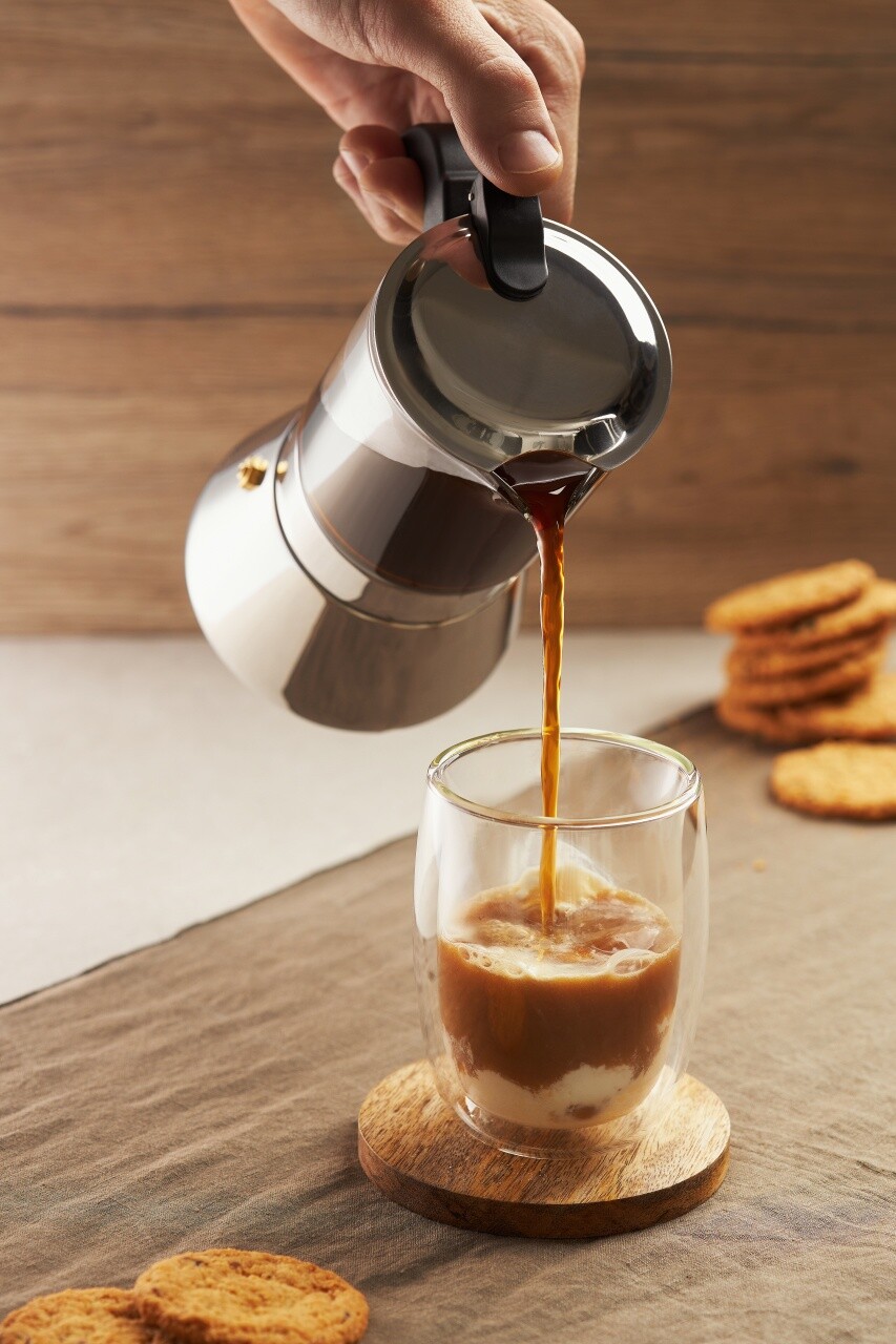 Cafetiera filtru Evie, Ambition, 240 ml, otel/sticla, argintiu/transparent - imagine 5